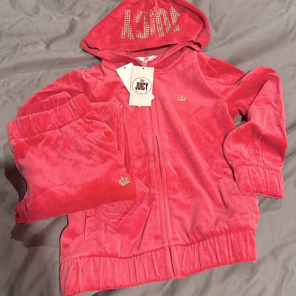 NWT girls juicy tracksuit